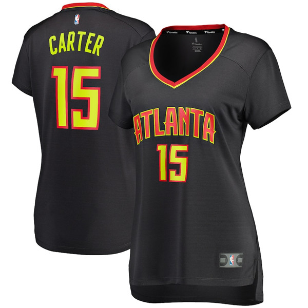 Camiseta baloncesto Vince Carter 15 icon edition Negro Atlanta Hawks Mujer