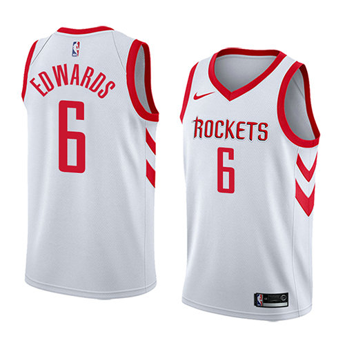 Camiseta baloncesto Vincent Edwards 12 2017-18 Blanco Houston Rockets Hombre