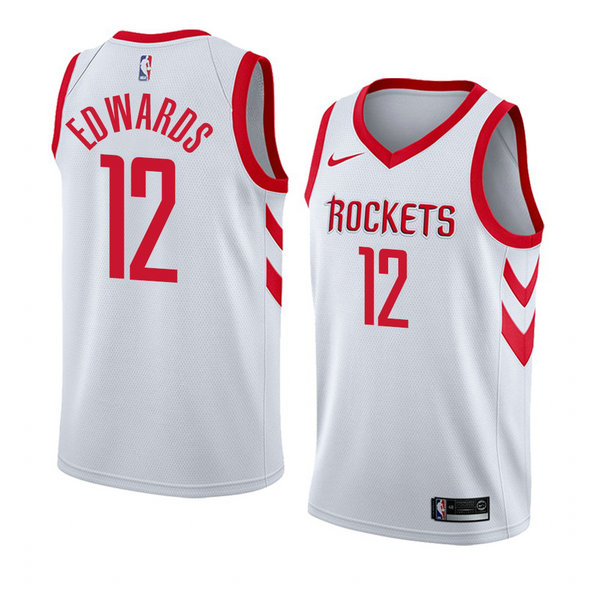 Camiseta baloncesto Vincent Edwards 12 Association 2018 Blanco Houston Rockets Hombre