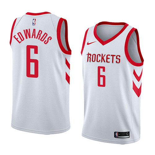 Camiseta baloncesto Vincent Edwards 6 Association 2018 Blanco Houston Rockets Hombre