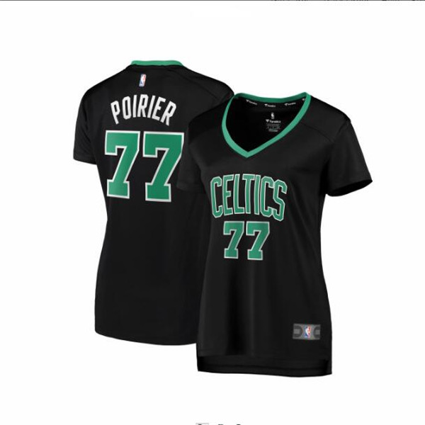 Camiseta baloncesto Vincent Poirier 77 statement edition Negro Boston Celtics Mujer