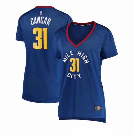 Camiseta baloncesto Vlatko Cancar 31 statement edition Azul Denver Nuggets Mujer