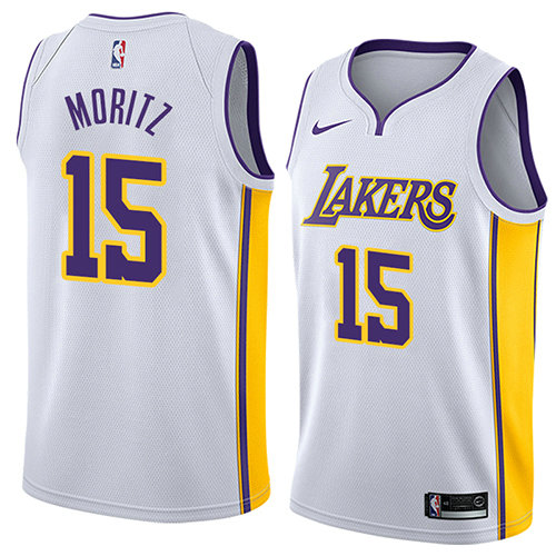 Camiseta baloncesto Wagner Moritz 15 Association 2018 Blanco Los Angeles Lakers Hombre