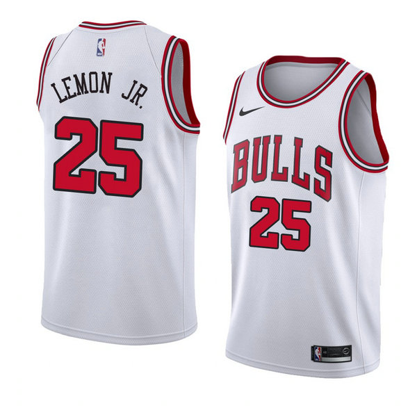 Camiseta baloncesto Walt Lemon JR. 25 Association 2018 Blanco Chicago Bulls Hombre