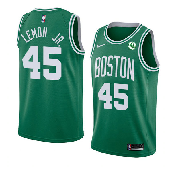Camiseta baloncesto Walter Lemon JR. 45 Icon 2018 Verde Boston Celtics Hombre