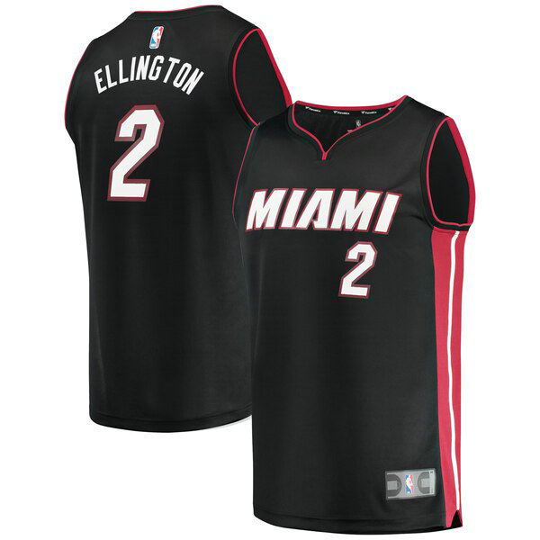 Camiseta baloncesto Wayne Ellington 2 Icon Edition Negro Miami Heat Hombre