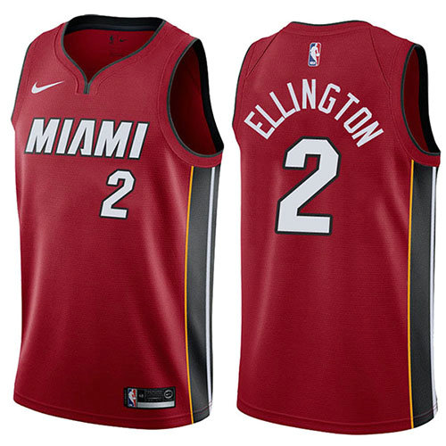 Camiseta baloncesto Wayne Ellington 2 Statement 2017-18 Rojo Miami Heat Hombre