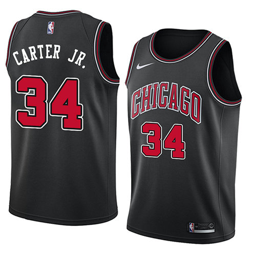 Camiseta baloncesto Wendell Carter JR. 34 Statement 2018 Negro Chicago Bulls Hombre