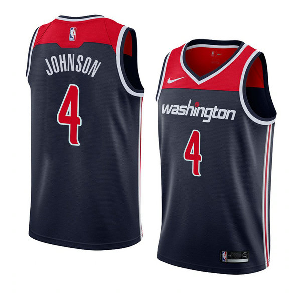 Camiseta baloncesto Wesley Johnson 4 Statement 2018 Negro Washington Wizards Hombre
