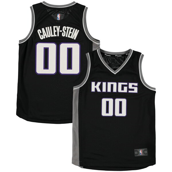 Camiseta baloncesto Willie Cauley-Stein 0 Statement Edition Negro Sacramento Kings Nino