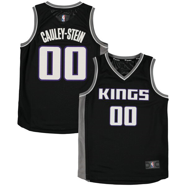 Camiseta baloncesto Willie Cauley-Stein 0 Statement Edition Negro Sacramento Kings Nino