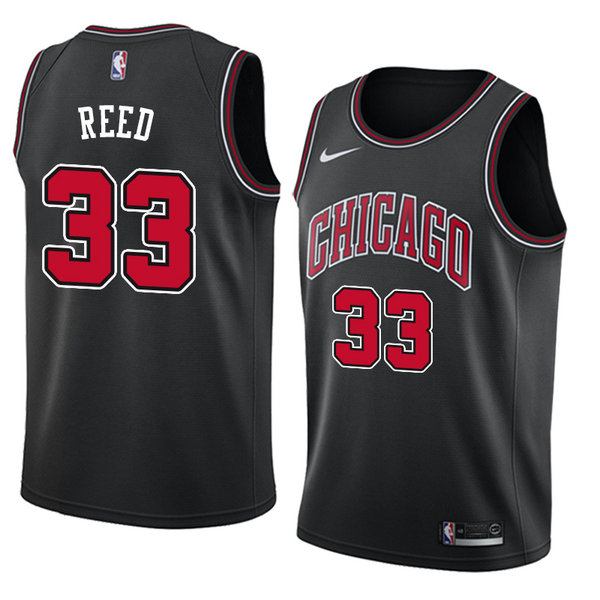 Camiseta baloncesto Willie Reed 33 Statement 2018 Negro Chicago Bulls Hombre