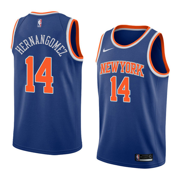 Camiseta baloncesto Willy Hernangomez 14 Icon 2018 Azul New York Knicks Hombre