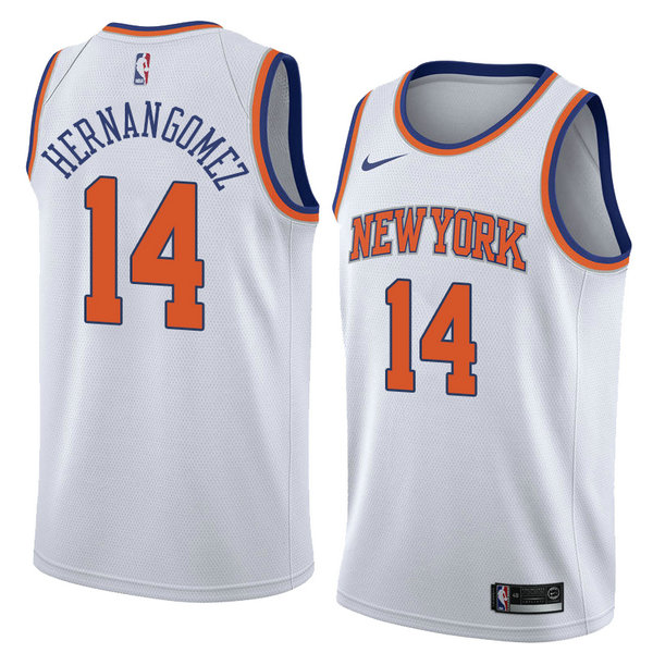 Camiseta baloncesto Willy Hernangomez 14 Statement 2018 Blanco New York Knicks Hombre