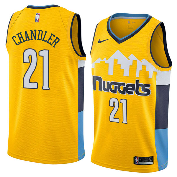 Camiseta baloncesto Wilson Chandler 21 Statement 2018 Amarillo Denver Nuggets Hombre