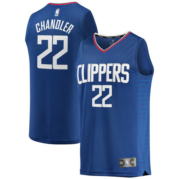 Camiseta baloncesto Wilson Chandler 22 Icon Edition Azul Los Angeles Clippers Hombre