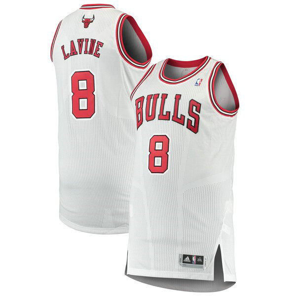 Camiseta baloncesto Zach LaVine 8 2019 Blanco Chicago Bulls Hombre
