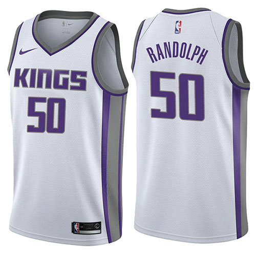 Camiseta baloncesto Zach Randolph 50 Association 2017-18 Blanco Sacramento Kings Hombre