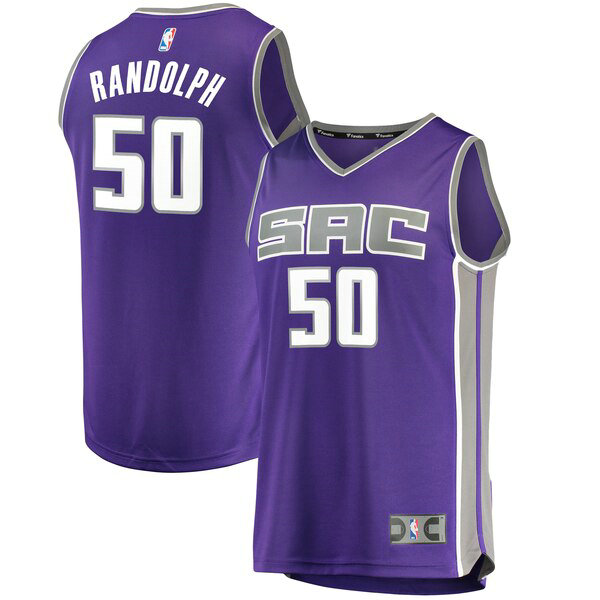 Camiseta baloncesto Zach Randolph 50 Icon Edition Púrpura Sacramento Kings Hombre