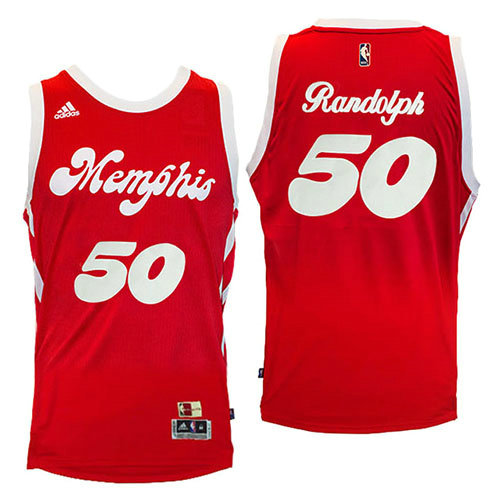 Camiseta baloncesto Zach Randolph 50 Retro Rojo Memphis Grizzlies Hombre