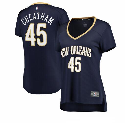 Camiseta baloncesto Zylan Cheatham 45 icon edition Armada New Orleans Pelicans Mujer