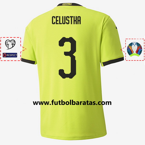 Camiseta celustka 3 República Checa 2020 Segunda Equipacion