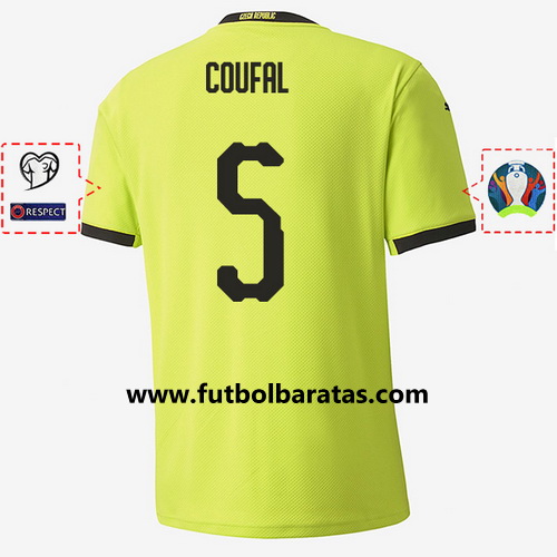 Camiseta coufal 5 República Checa 2020 Segunda Equipacion