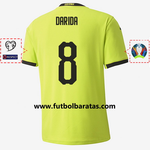 Camiseta darida 8 República Checa 2020 Segunda Equipacion