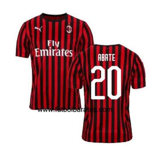 Camiseta ABATE 20 del Ac Milan 2019-2020 Primera Equipacion