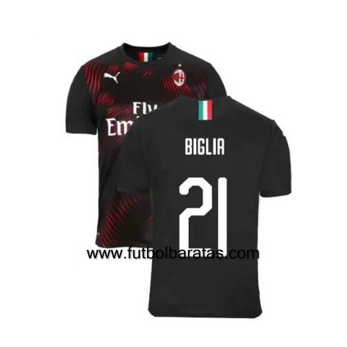 Camiseta BIGLIA 21 del Ac Milan 2019-2020 Tercera Equipacion