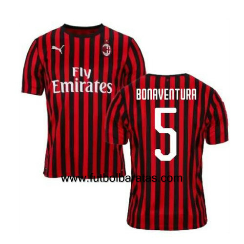 Camiseta BONAVENTURA 5 del Ac Milan 2019-2020 Primera Equipacion