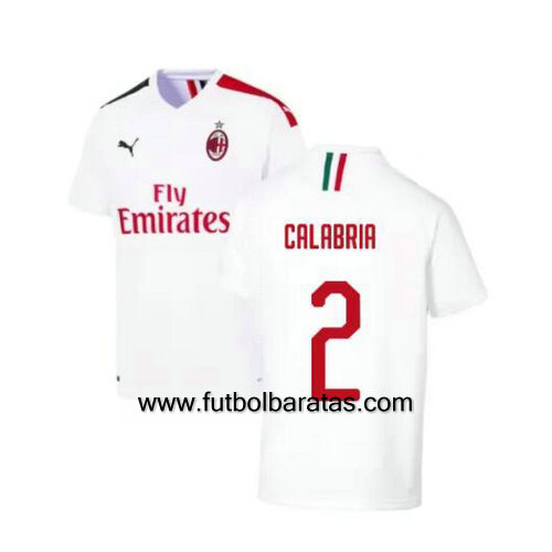 Camiseta CALABRIA 2 del Ac Milan 2019-2020 Segunda Equipacion