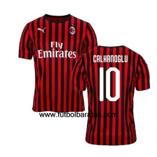 Camiseta CALHANOGLU 10 del Ac Milan 2019-2020 Primera Equipacion