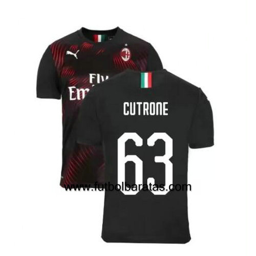 Camiseta CUTRONE 63 del Ac Milan 2019-2020 Tercera Equipacion
