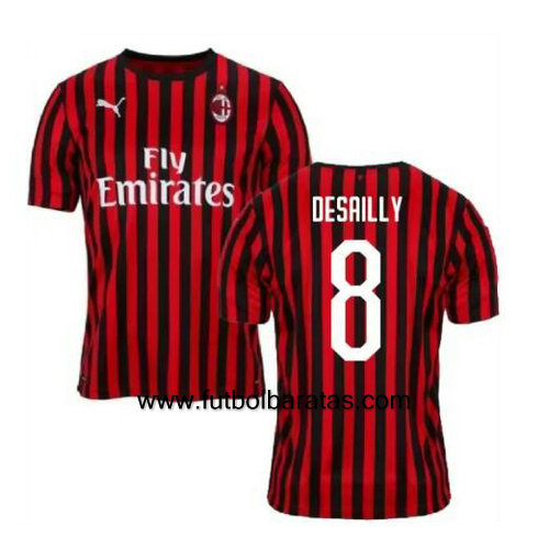 Camiseta DESAILLY 8 del Ac Milan 2019-2020 Primera Equipacion