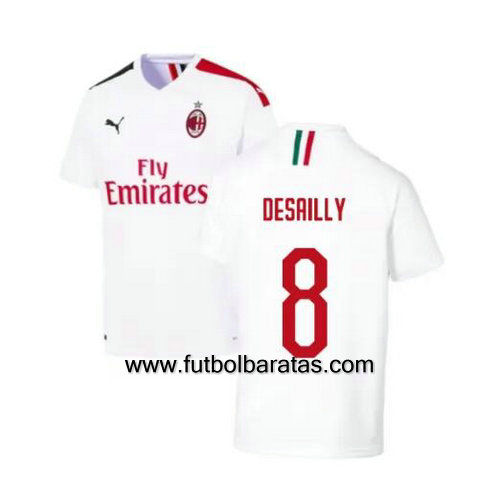 Camiseta DESAILLY 8 del Ac Milan 2019-2020 Segunda Equipacion