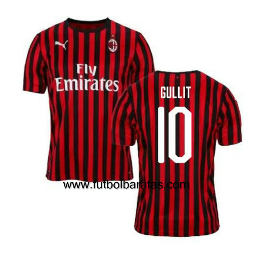 Camiseta GULLIT 10 del Ac Milan 2019-2020 Primera Equipacion