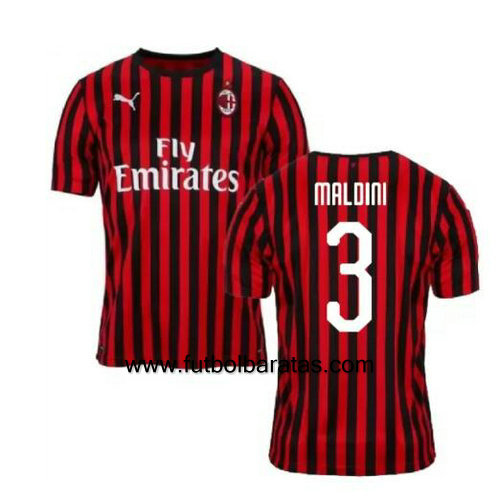 Camiseta MALDINI 3 del Ac Milan 2019-2020 Primera Equipacion