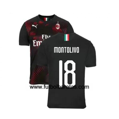 Camiseta MONTOLIVO 18 del Ac Milan 2019-2020 Tercera Equipacion