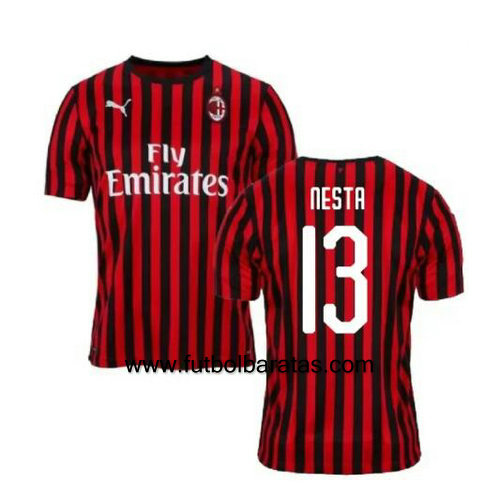 Camiseta NESTA 13 del Ac Milan 2019-2020 Primera Equipacion