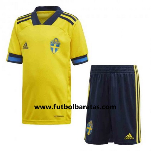 Camiseta de Nino Suecia 2020 Primera Equipacion