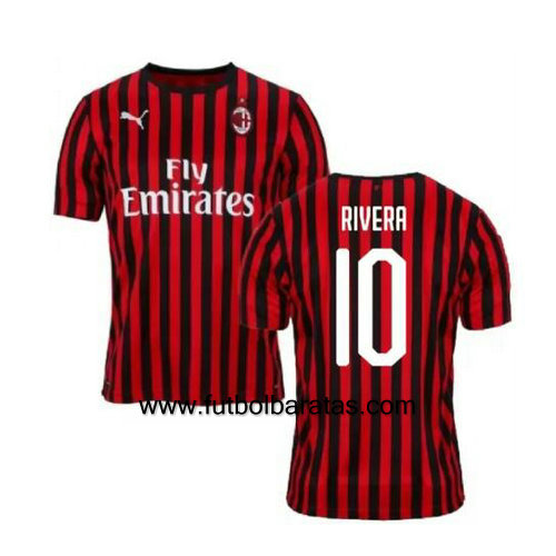 Camiseta RIVERA 10 del Ac Milan 2019-2020 Primera Equipacion