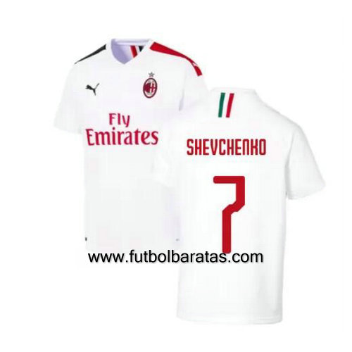 Camiseta SHEVCHENKO 7 del Ac Milan 2019-2020 Segunda Equipacion