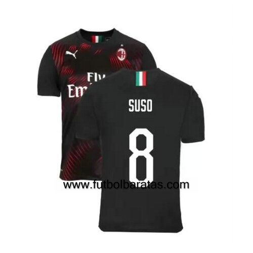 Camiseta SUSO 8 del Ac Milan 2019-2020 Tercera Equipacion