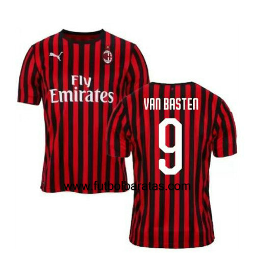 Camiseta VAN BASTEN 9 del Ac Milan 2019-2020 Primera Equipacion