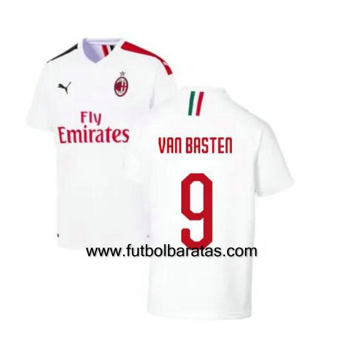 Camiseta VAN BASTEN 9 del Ac Milan 2019-2020 Segunda Equipacion