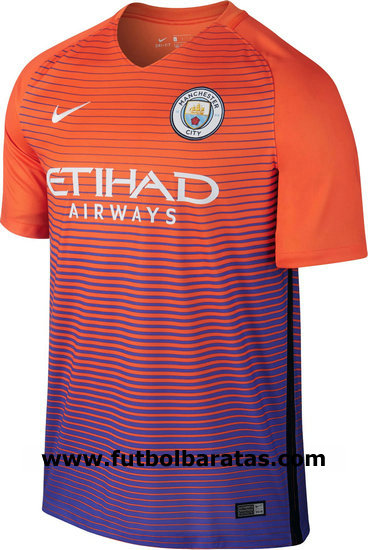 Camiseta del Manchester City 2016-2017 Tercera Equipacion