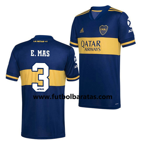 Camiseta e.mas 3 Boca Juniors 2020-2021 Primera Equipacion
