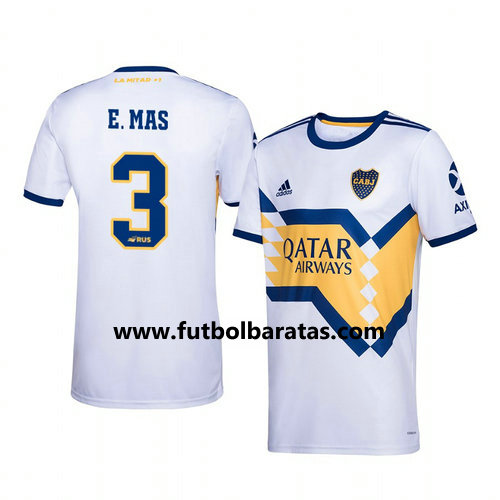 Camiseta e.mas 3 Boca Juniors 2020-2021 Segunda Equipacion