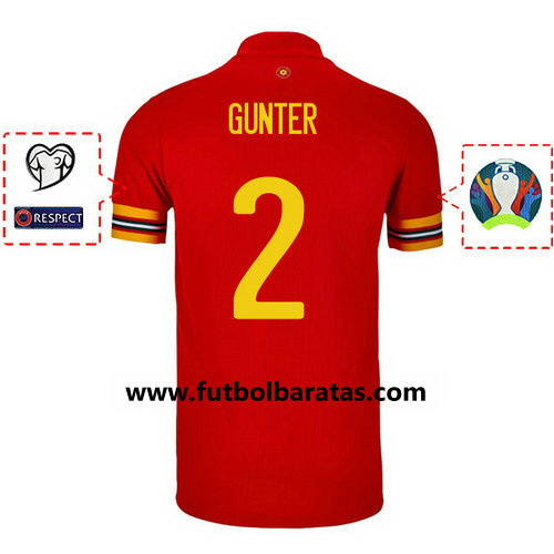 Camiseta gunter 2 Gales 2020 Primera Equipacion